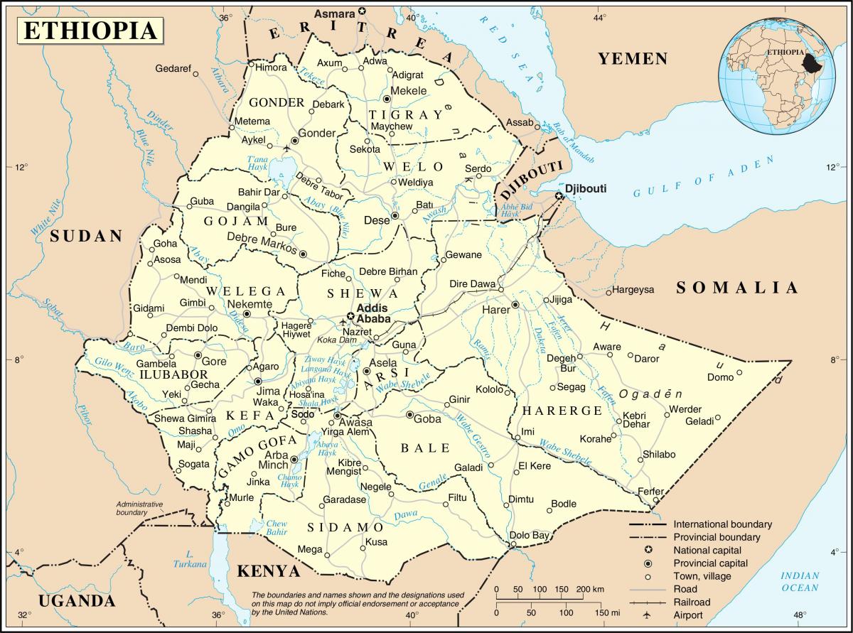 Etiopie mapping agency